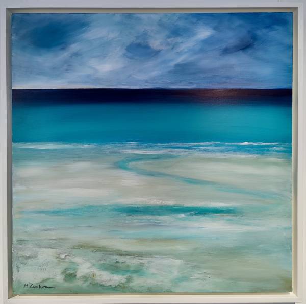 - Acrylic on Board, Painting by Maggie Cochran, measuring 50 x 50 cm (H x W) framed at 54 x 54 cm £650